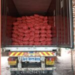 Fresh packed Fruits & vegetables in a truck